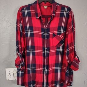 WoolRich.Blouse shirt for women size XXL in good condition,24 inch of arm to arm
